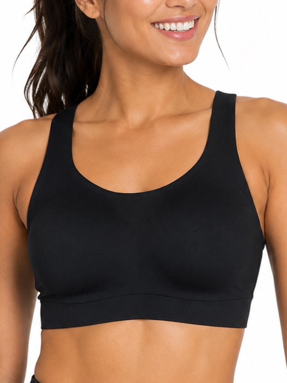 Lululemon Black Sports Bra Women’s Size 34DD AthleisureCore Yoga Activewear Gym